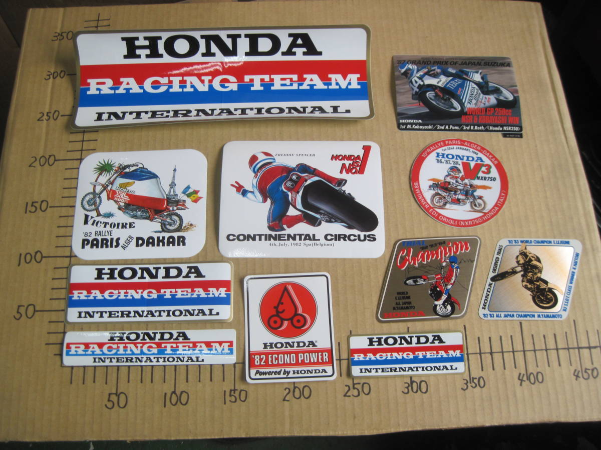 HONDA - ホンダ -ホンダレーシングステッカーの : アルミ 耐熱アルミ