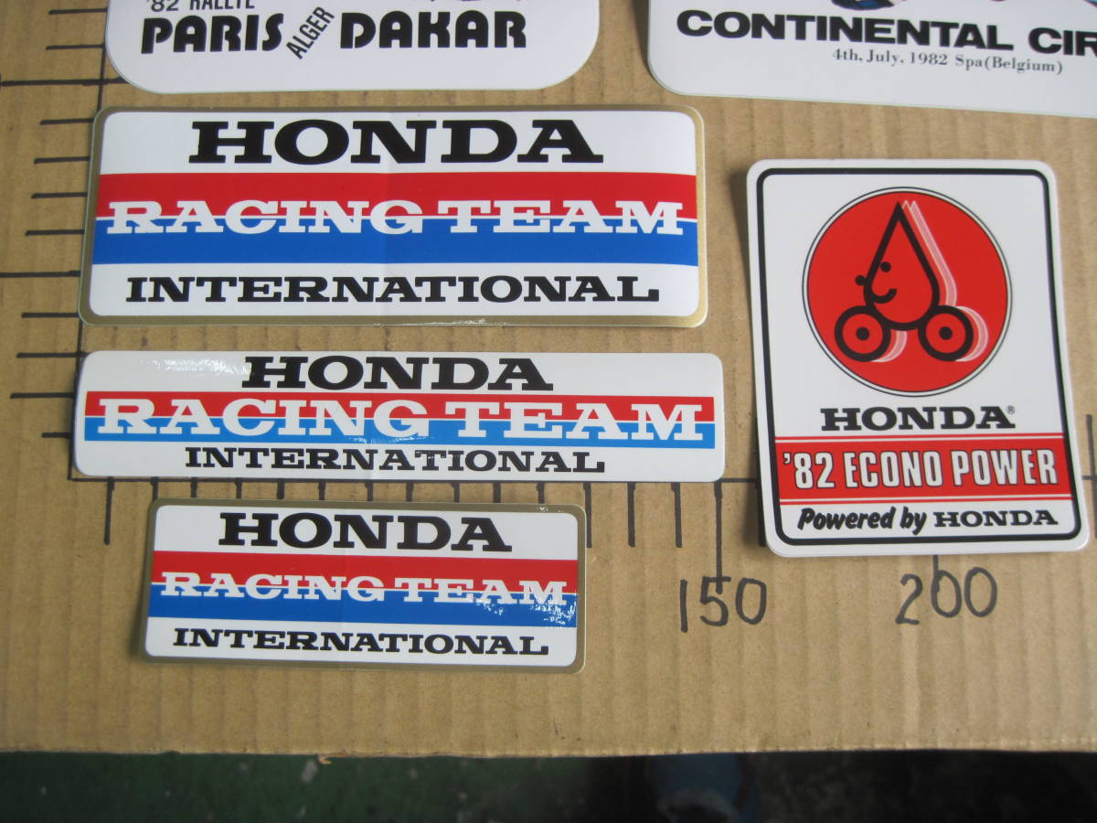 HONDA - ホンダ -ホンダレーシングステッカーの : アルミ 耐熱アルミ