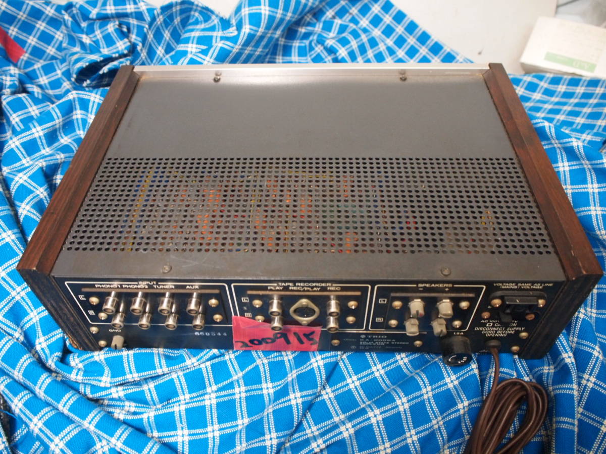 TRIO 激安 トリオ KA-2002A プリメインアンプ ￥26，800(1972年頃)完動