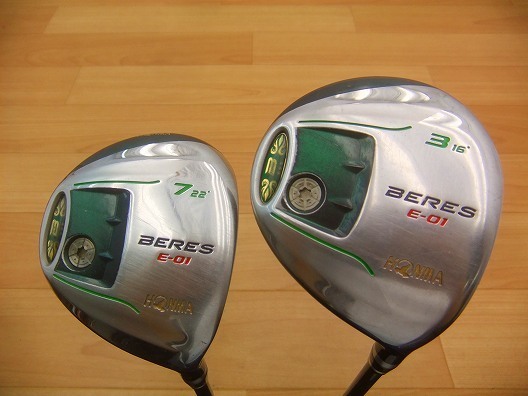 赤字超特価，定番人気 2本 3 ホンマ BERES E-01 3W 7W R 日本仕様 s10-18-7(ホンマ)｜売買されたオークション情報、yahooの商品情報をアーカイブ公開 - オークファン 男性右きき用