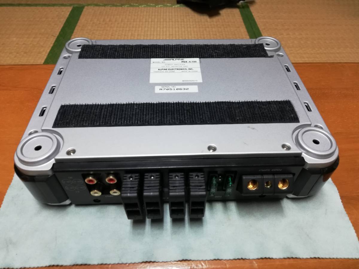 ALPINE PDX-4.100 アルパイン 4chアンプ ALPINE PDX-4.100 アルパイン