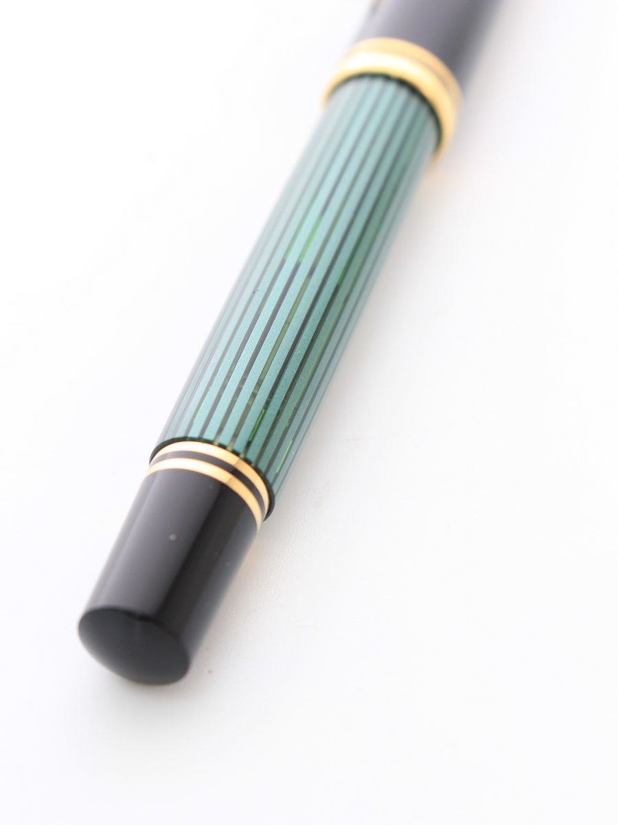 ペリカン M400 万年筆 緑縞 スーベレーン 14C-585 Pelikan 系 筆記用具