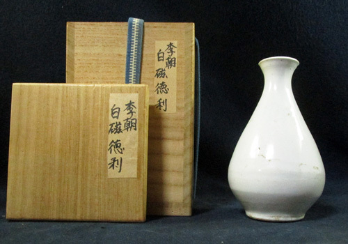 李朝初期白磁徳利 | 古美術いもと
