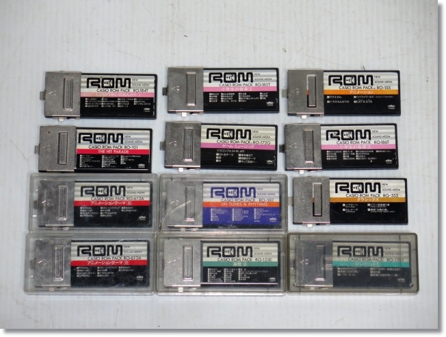 爆買い，正規品 CASIO ROM PACK カシオロムパック １２個セット(カシオ)｜売買されたオークション情報、yahooの商品情報をアーカイブ公開 - オークファン カシオ