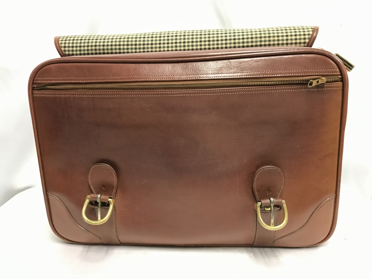 ☆GHURKA グルカ トランクケース GB66-V4 No.66 ブラウン レザー 中古