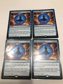 否定の力/Force of Negation MTG 英語版 4枚セット 052)《否定の