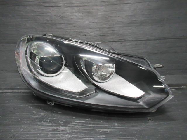 フォルクスワーゲン 1KC ゴルフ6 純正 右 HID ヘッドライト 1KCAX 右