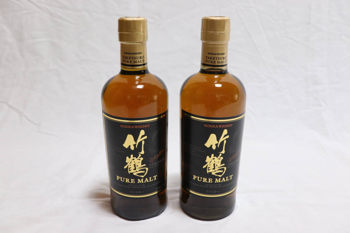 SALE，最新作 ニッカウヰスキー 竹鶴ピュアモルト 容量７００ｍL 2本 アルコール分４３％(日本)｜売買されたオークション情報、yahooの商品情報をアーカイブ公開 - オークファン 日本