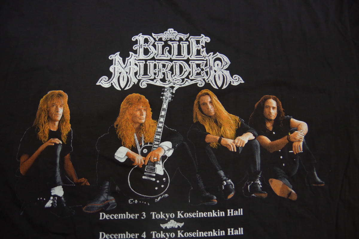 希少 90s BLUE MURDER ヴィンテージ バンド ロングTシャツ L BLUE