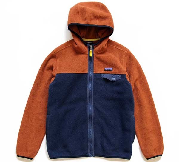 正規品，人気SALE patagoniaパタゴニア スナップT フーディー ツートン 切り替え シンチラフリース パーカー BOY'S L ボーイズ アウトドア バイカラー(子ども用)｜売買されたオークション情報、yahooの商品情報 子ども用