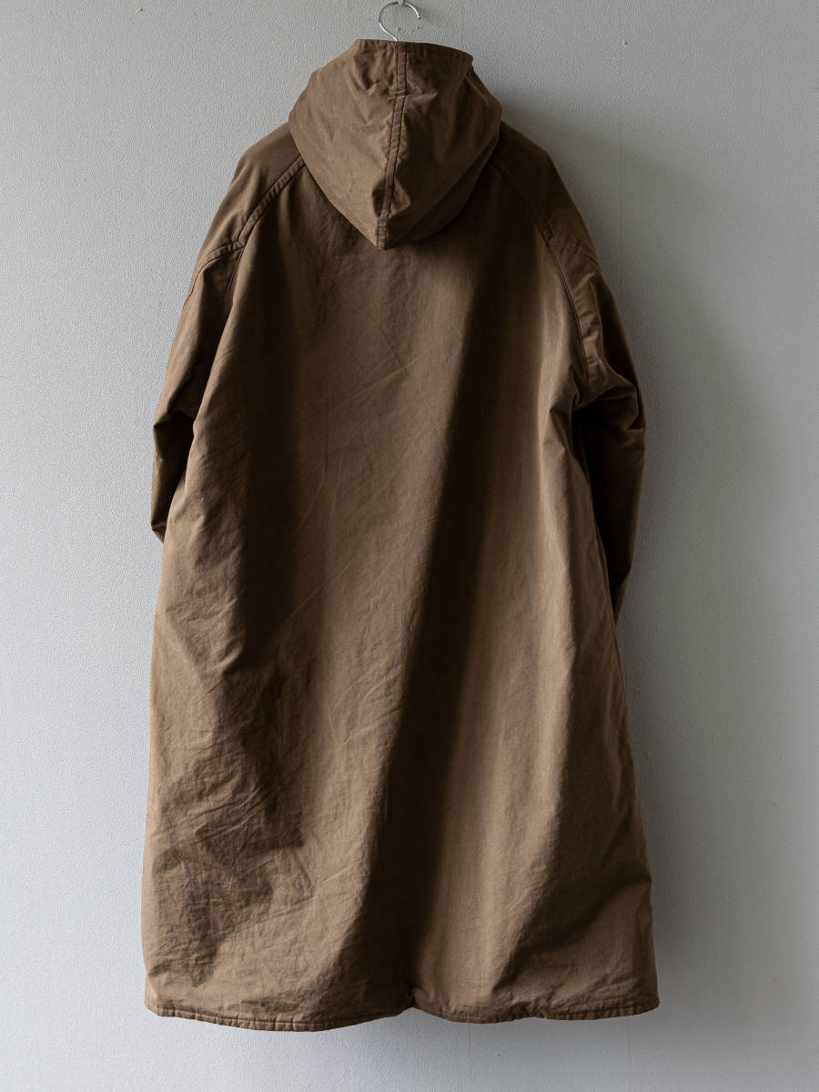 COMOLI コモリ 19AW フーデッドコート カーキ サイズ2