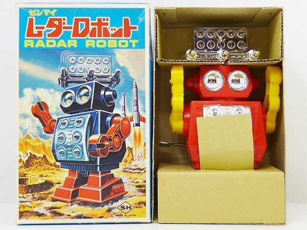堀川玩具工業製 外箱付き 宇宙の映像が流れるロボット 1960s 日本 Etsy