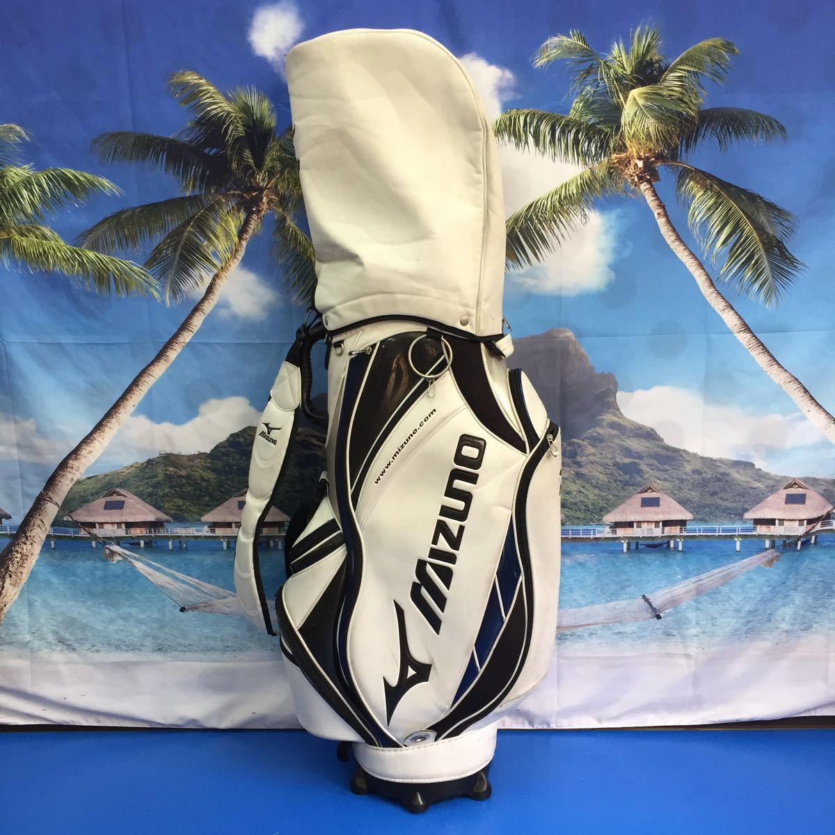【定番人気，人気SALE】 B-006 ミズノ mizuno キャディバッグ カート型 内口径約23㎝ 重量約3.5kg 全国(ミズノ)｜売買されたオークション情報、yahooの商品情報をアーカイブ公開 - オークファン キャディバッグ