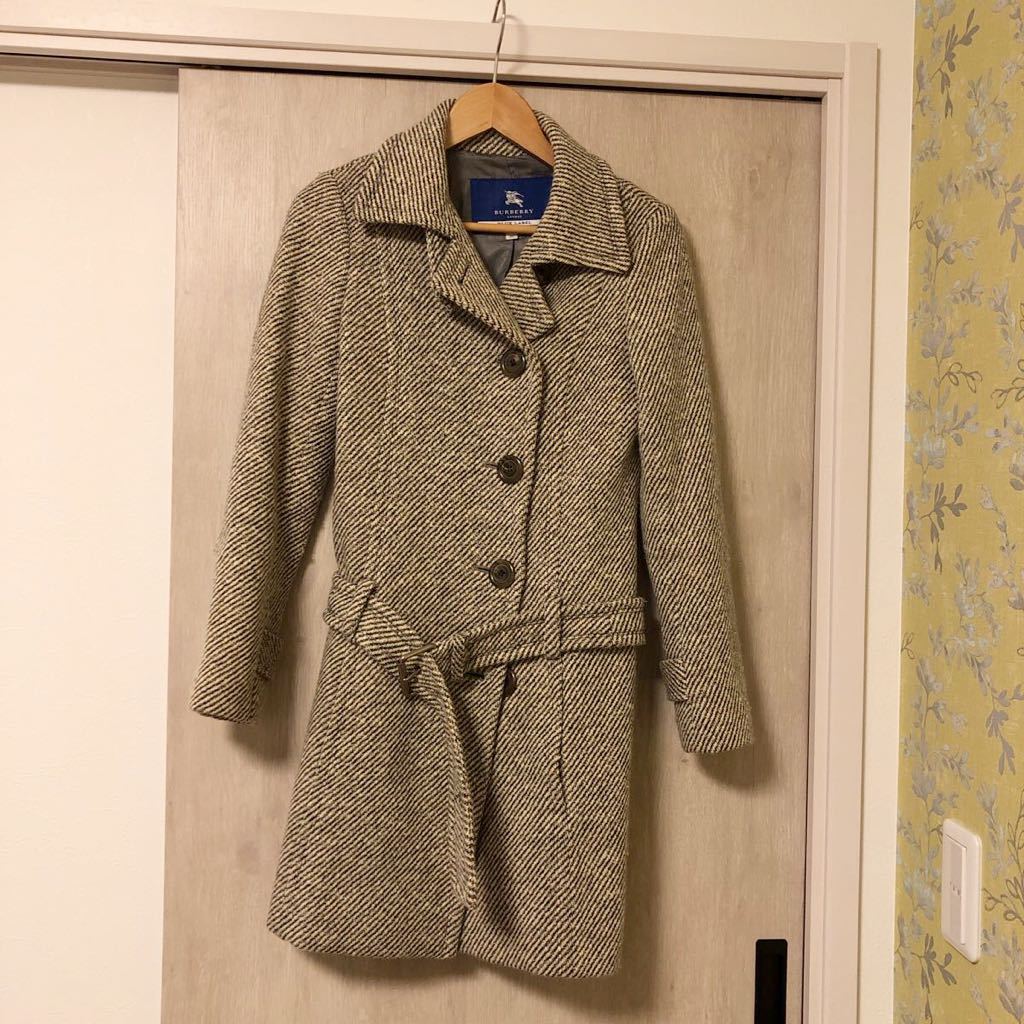 BURBERRY LONDON BLUE LABEL 36 ミドル コート バーバリー ロンドン 