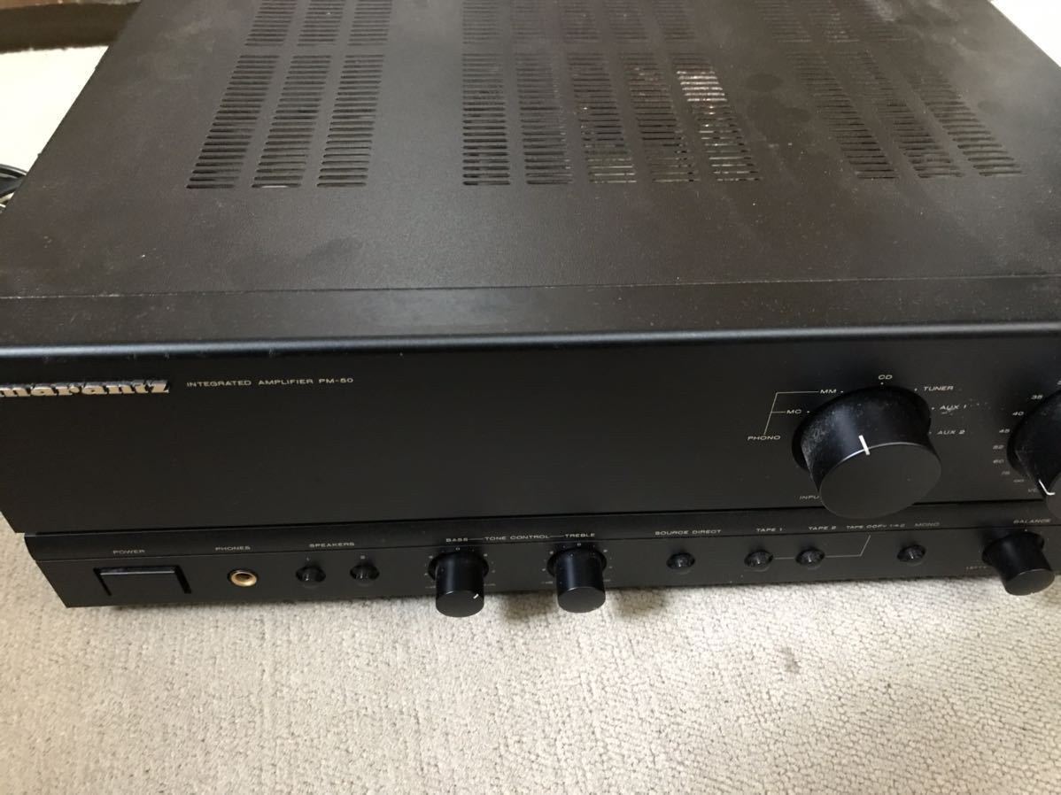marantz マランツ プリメインアンプ PM-50 整備済み完動品899 Marantz