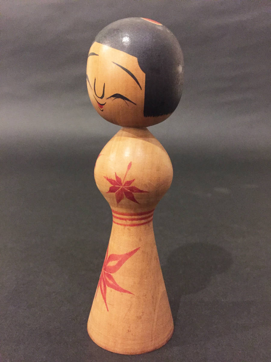 定番人気，安い 伝統こけし 盛みつお（盛美津雄）工人 津軽系 寸法約11.5cm