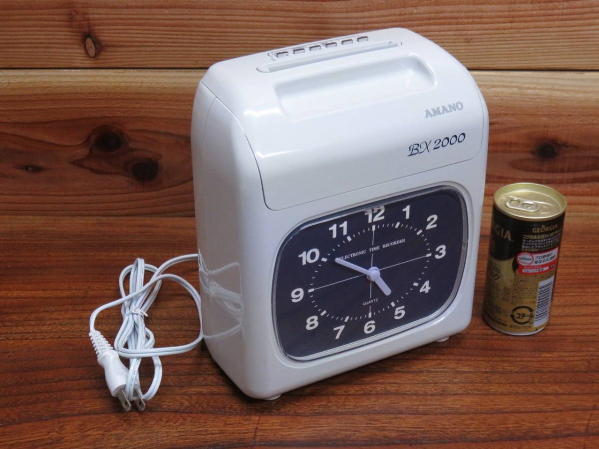 AMANO BX2000 アマノ 電子タイムレコーダー タイムレコーダー BX2000J