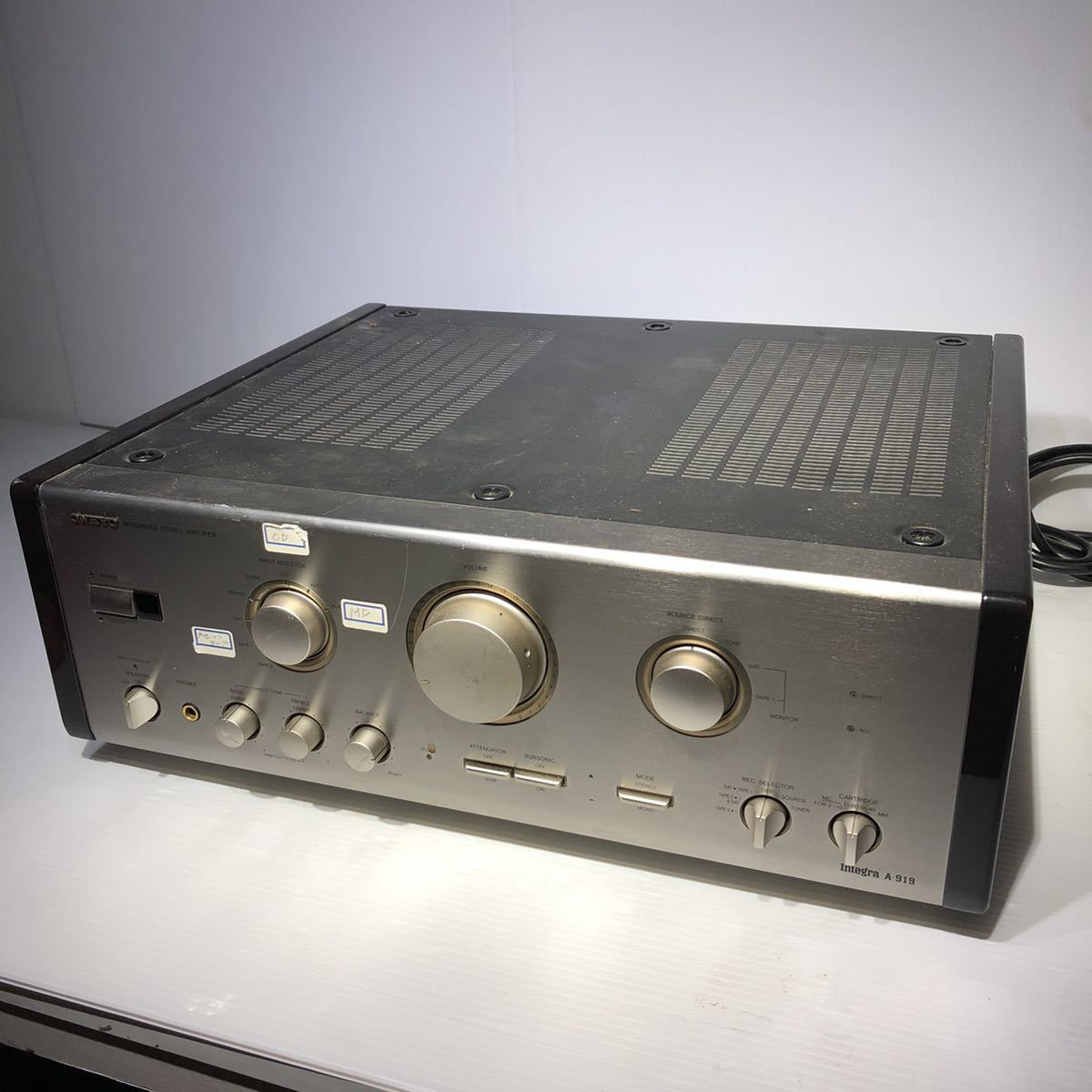 ONKYO オンキョー プリメインアンプ Integra A-919 ジャンク ONKYO