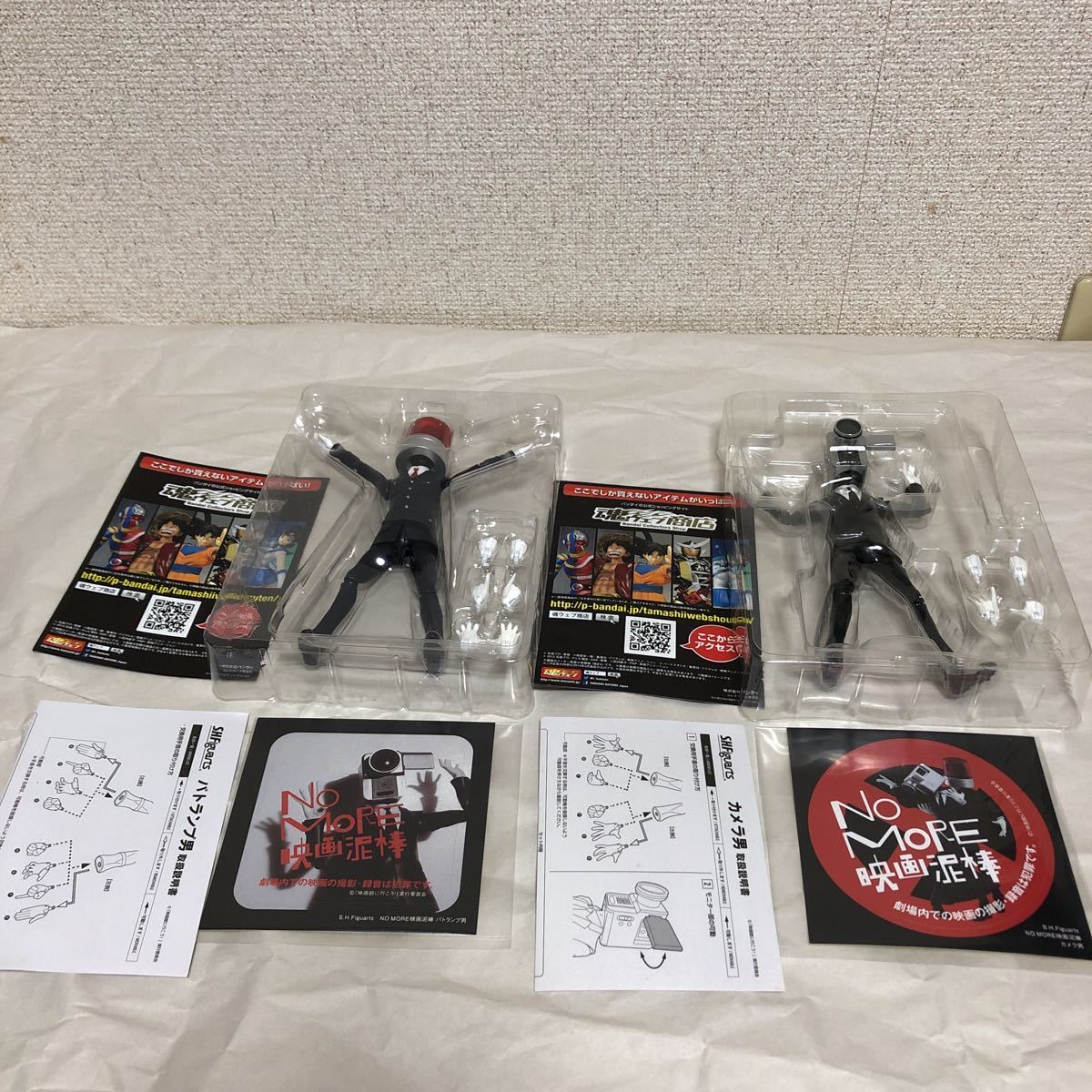 S.H.Figuarts NO MORE 映画泥棒 カメラ男 パトランプ男 セット 欠品