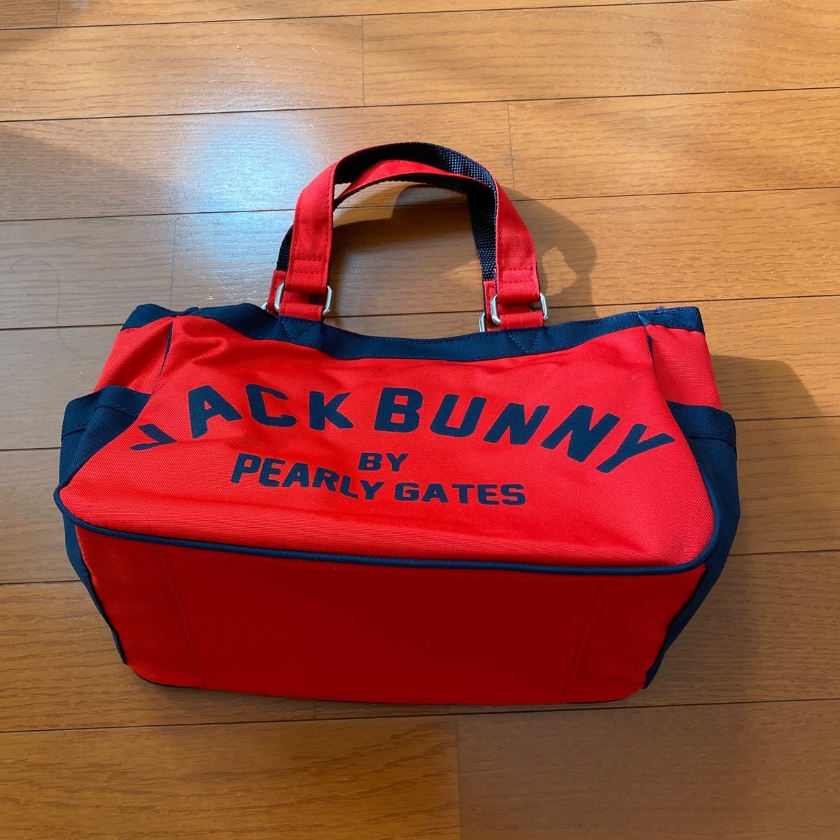 格安，得価 ジャックバニー ゴルフトートバッグ 赤/紺(パーリーゲイツ)｜売買されたオークション情報、yahooの商品情報をアーカイブ公開 - オークファン キャディバッグ