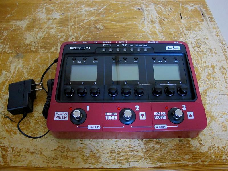 ZOOM B3 ベース用マルチエフェクター⁄アンプシュミレーター⭐︎AC ZOOM
