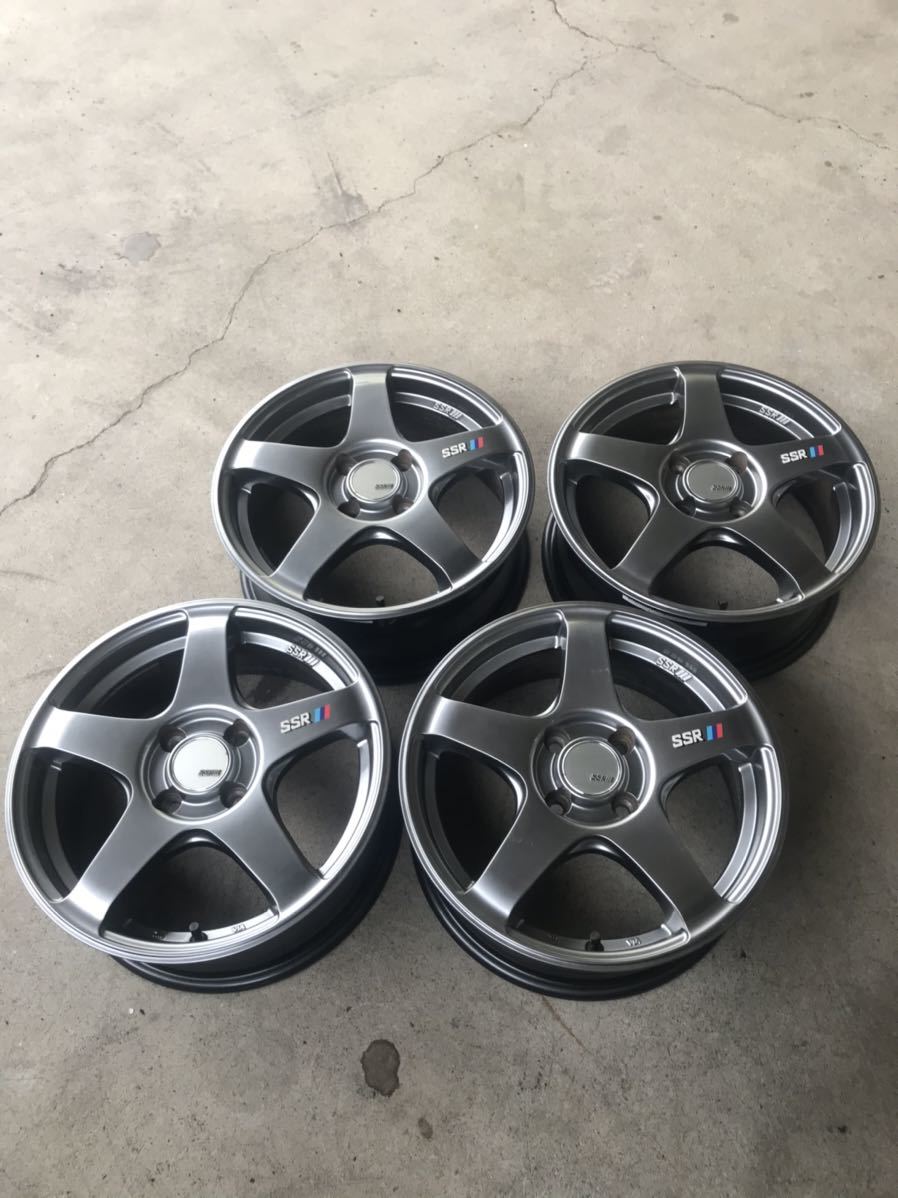 タナベ　SSR gtv01 4H100 15×6.0+45 ４本セット SSR GTV01 15インチ 6.0J 4/100 45 車用ホイール 4穴 SSR」の人気商品