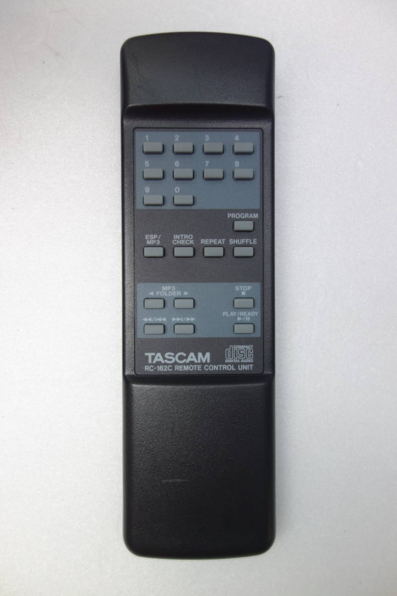 TASCAM CD-160MKⅡ用リモコン RC-162C 3(一般)｜売買されたオークション情報、yahooの商品情報をアーカイブ公開 ...