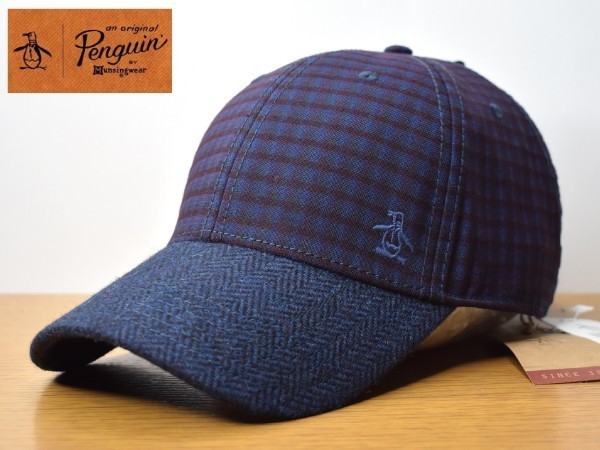 爆買い，得価 品 Penguin by Munsingwear ペンギン バイ マンシング ゴルフ キャップ 帽子 フリーサイズ チェック柄 USモデル A468(マンシング)｜売買されたオークション情報、yahooの商品情報をアーカイブ公開 - オ キャップ