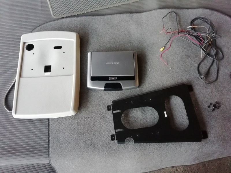 アルパイン TMX-R3000S フリップダウンモニター ※C25セレナにて使用 ALPINE