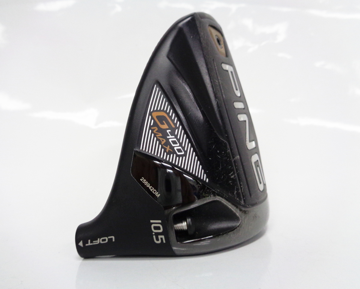 G400 ドライバー PING MAX 中古・ドライバーヘッドピン g400 max ピン G400ドライバー&frasl;10.5°&frasl;可変 ヘッド 10.5° - メルカリ ロフト：9 フレックス：X ヘッドの中古品