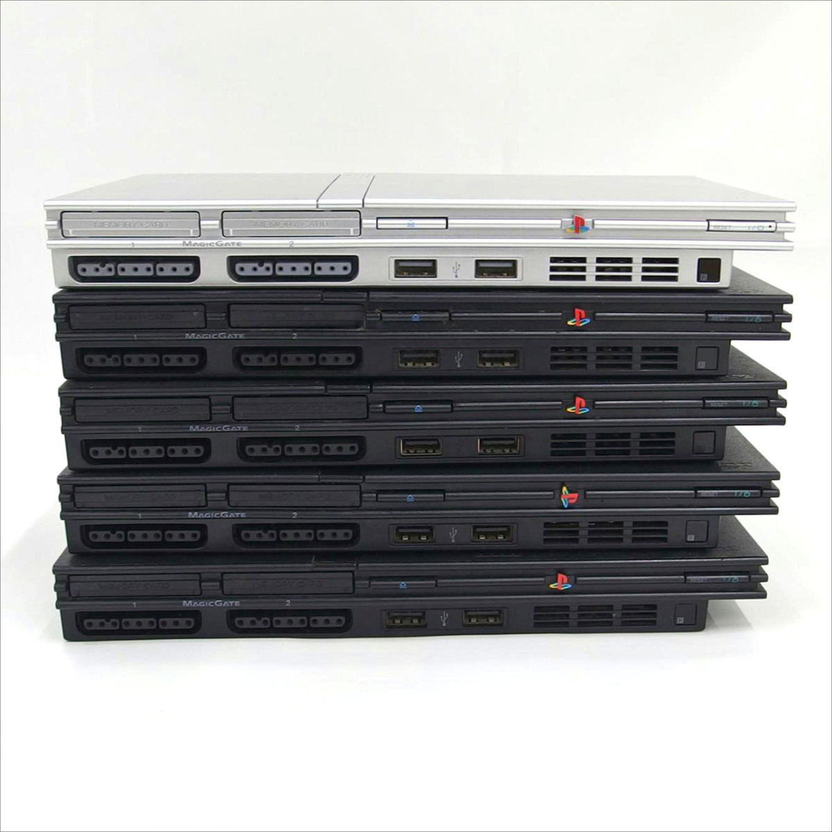 新作登場，人気 1円 ジャンク SONY ソニー 薄型 PS2 5台セット 82(本体)｜売買されたオークション情報、yahooの商品情報をアーカイブ公開 - オークファン 本体、アクセサリー