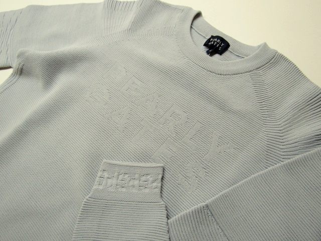 人気セール，SALE 高級 PEARLY GATESパーリーゲイツ28600.PGロゴ編み込みデザインクルーネックセーター 4 サックス(セーター)｜売買されたオークション情報、yahooの商品情報をアーカイブ公開 - オークファン セーター