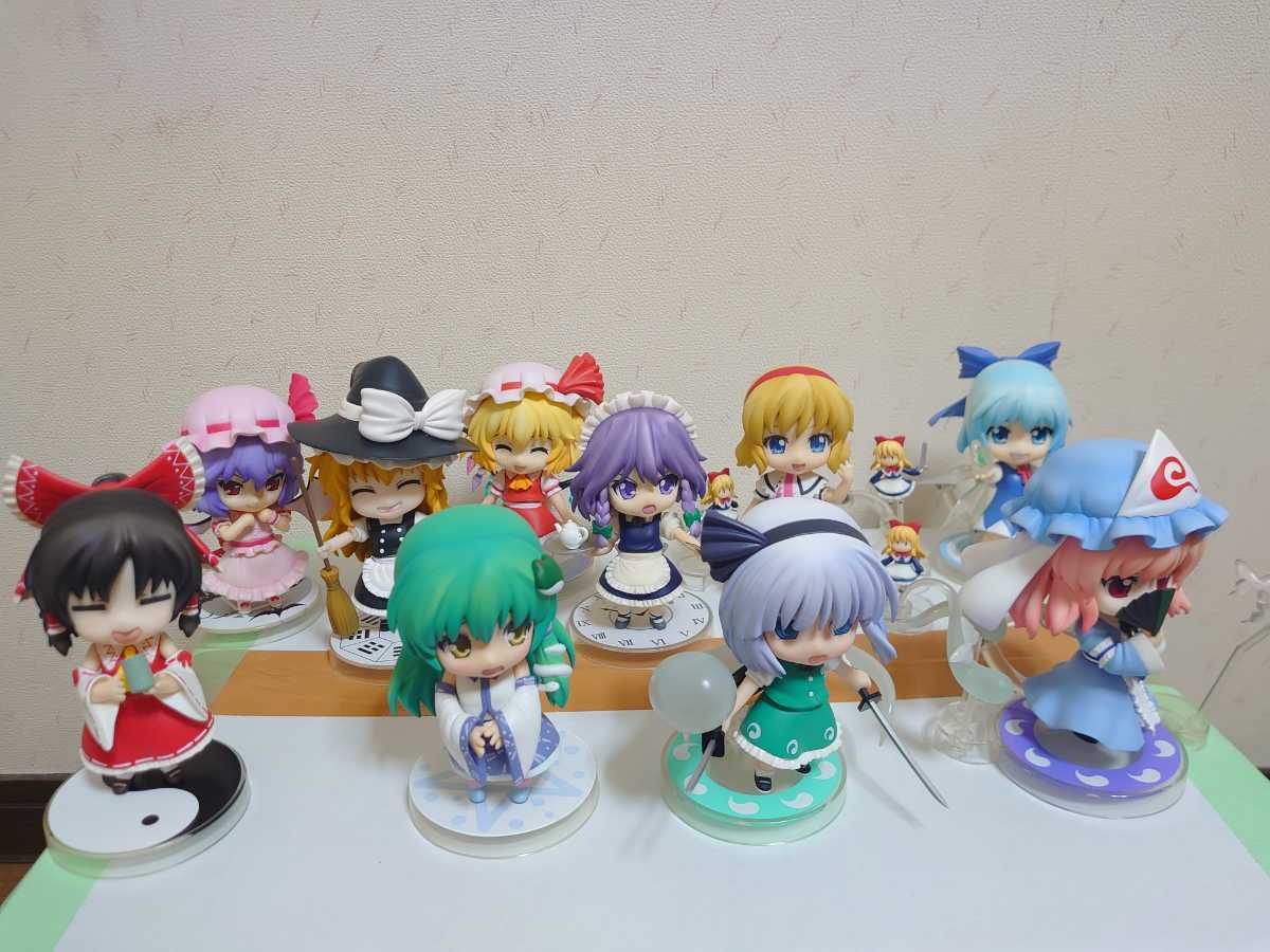 ねんどろいど 東方Project 十六夜咲夜 博麗霊夢 霧雨魔理沙 東方