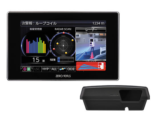 未開封] COMTEC ZERO 909LS レーザー＆レーダー探知機 コムテック