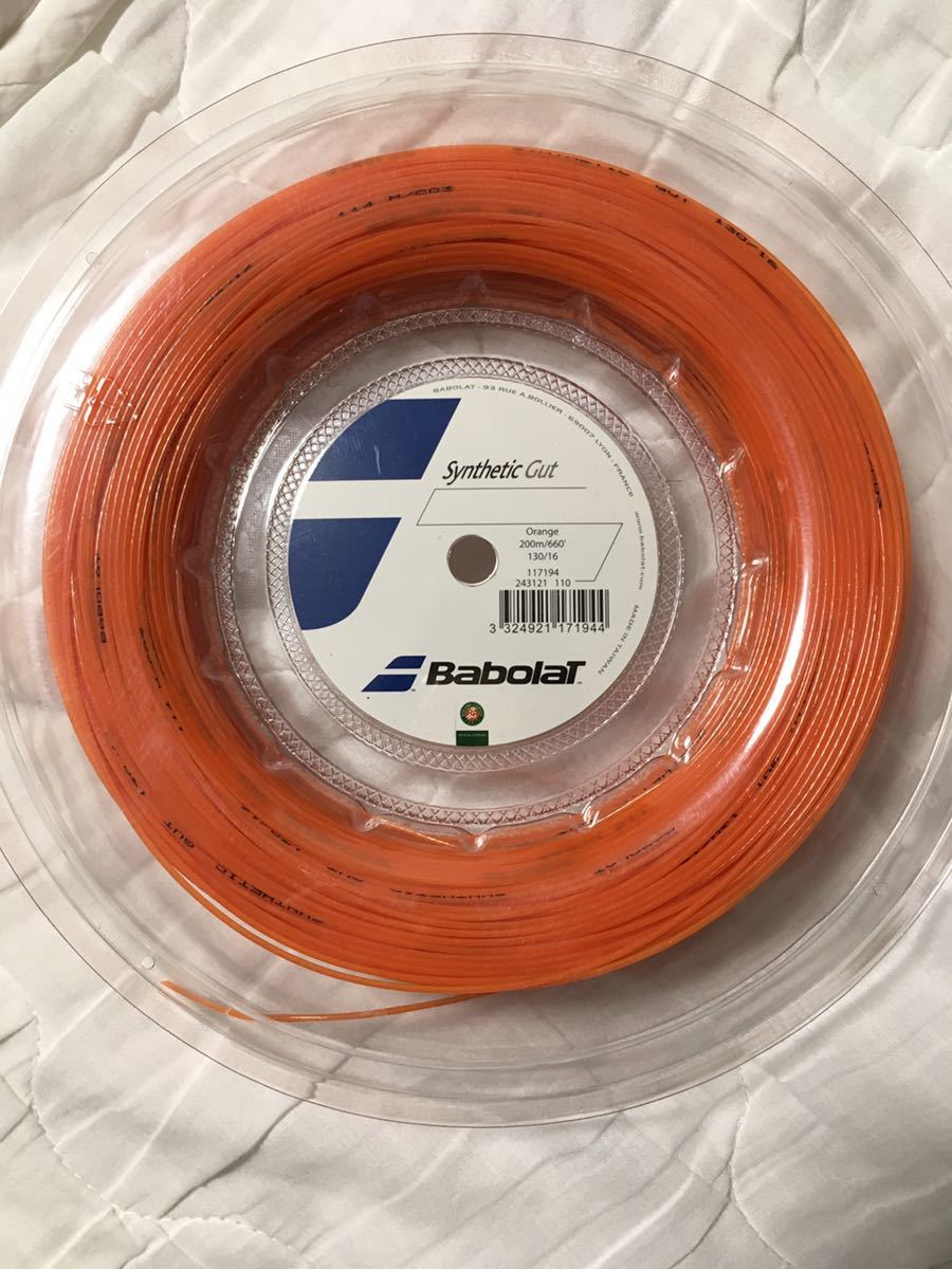 お得，品質保証 バボラ Babolat 硬式ガット 200m(硬式用)｜売買されたオークション情報、yahooの商品情報をアーカイブ公開 - オークファン ガット