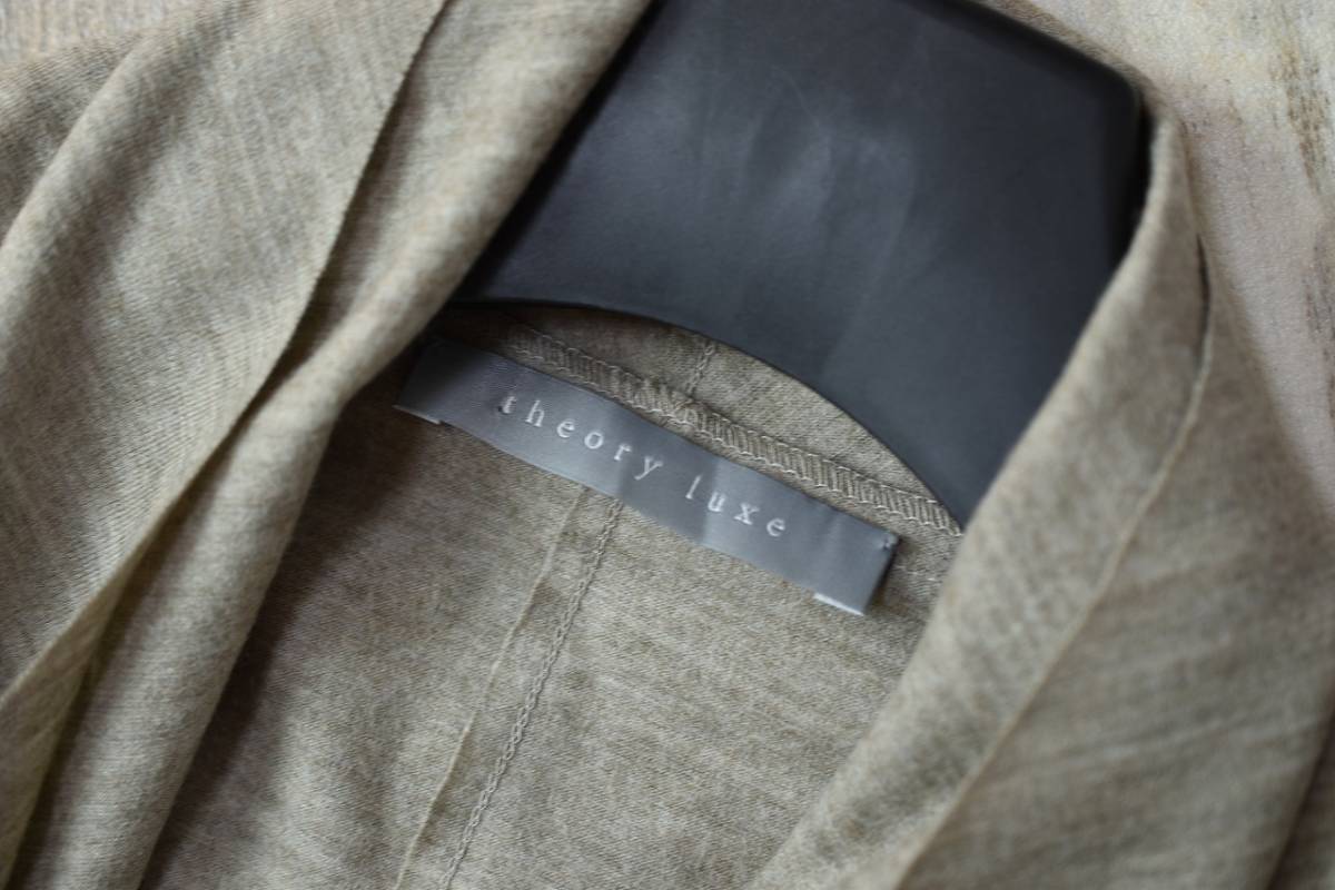 セオリーリュクス theory luxe/長め丈デザインウールカーディガン 38