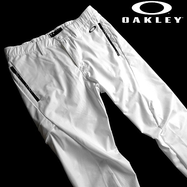  OAKLEY オークリー 定価1.5万 ゴルフ 立体裁断 防風 撥水 ストレッチメッシュ ウィンド パンツ スラックス 白 XL 422650 035 kkf0523a(90cm～)｜売買されたオークション情報、yahooの商品情報をアーカイ パンツ、スラックス