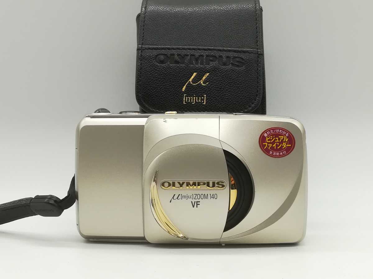 □OLYMPUS μ[mju:] ZOOM 140 VF オリンパス コンパクトフィルムカメラ