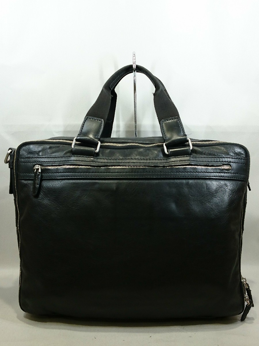 TUMI◇68140D/LAREDO/ラレード/ブリーフケース/レザー/黒/ブラック