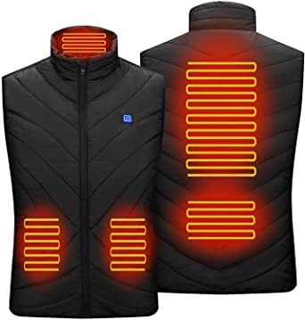 数量限定，セール ブラック XL SINZON 電熱ベスト 電熱ジャケット アウター チョッキ usb加熱 バッテリー給電 防寒 超軽量 アウトド(ベスト)｜売買されたオークション情報、yahooの商品情報をアーカイブ公開 - オ ベスト