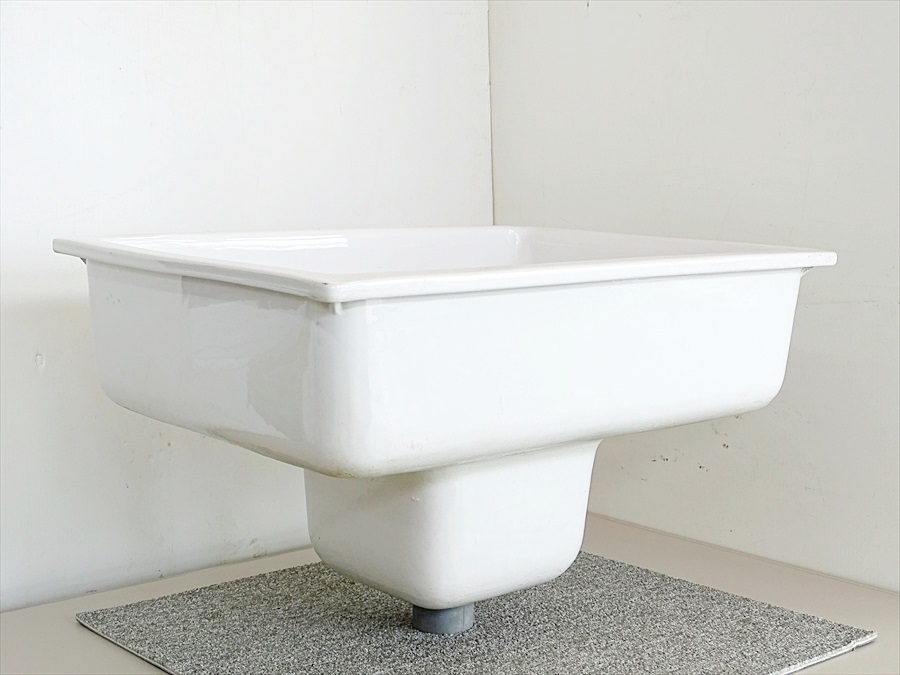 昭和レトロ 大正 東洋陶器 角用 陶器 手洗い シンク TOTO ボウル 洗面
