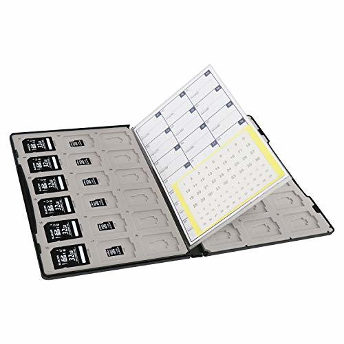 【送料無料・即決】色ブラック サイズSD:36枚+microSD:36枚 エレコム メモリカードケース 72枚収納(SDカード36_1