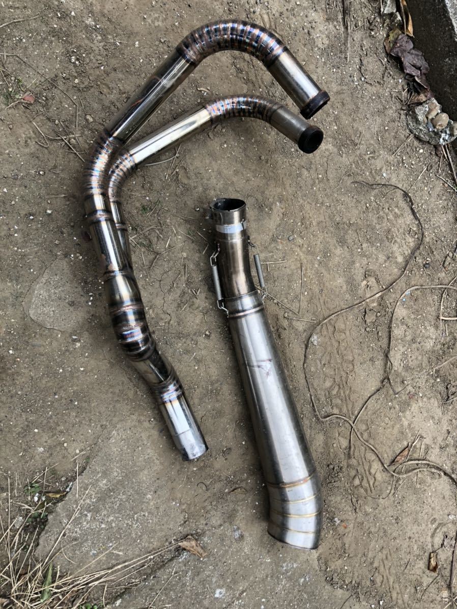 Cb125t 社外集合マフラー エキパイ サイレンサーオマケ マフラー本体 社外 売買されたオークション情報 Yahooの商品情報をアーカイブ公開 オークファン Aucfan Com