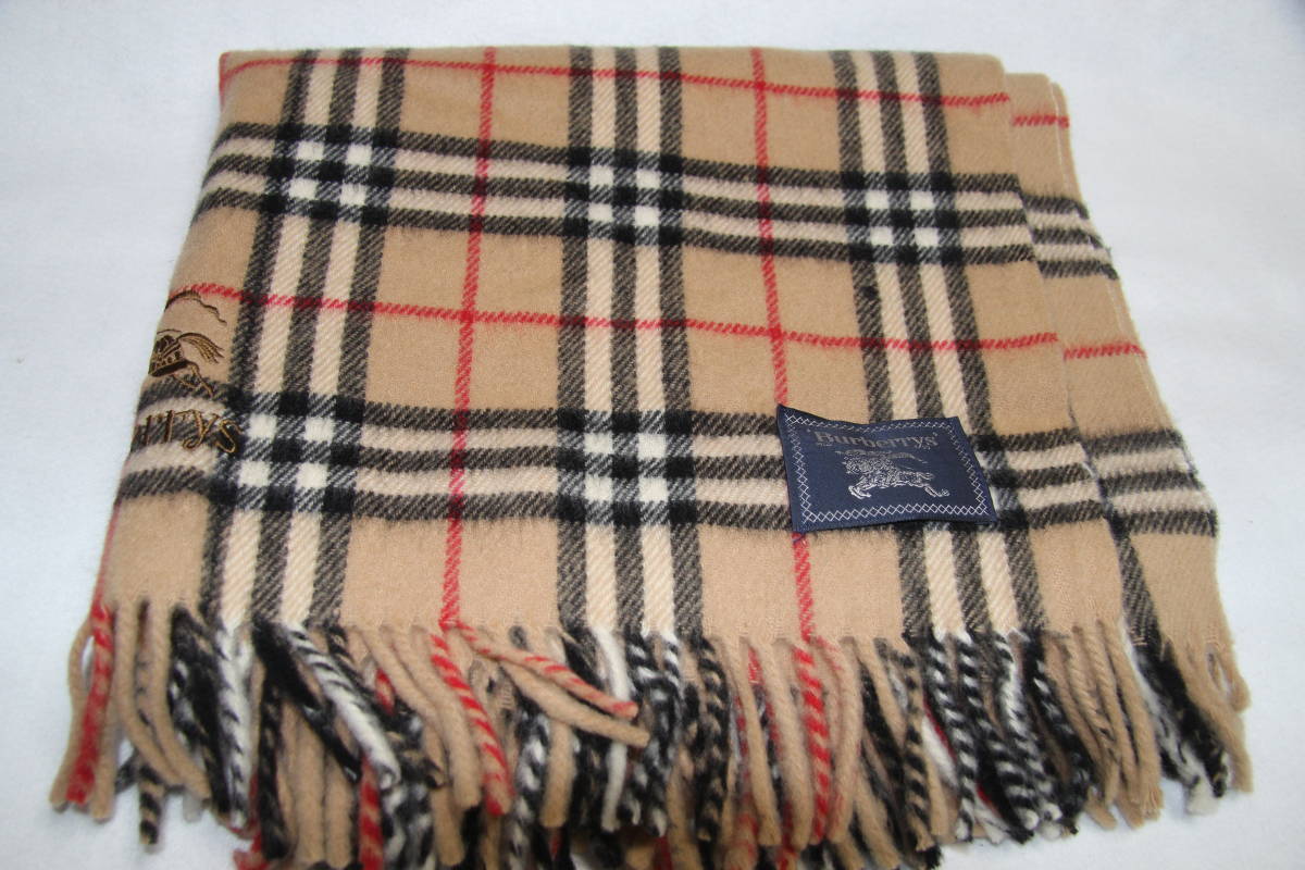 バーバリー ひざ掛け BURBERRY ウール ブランケット 65×120cm ノバ