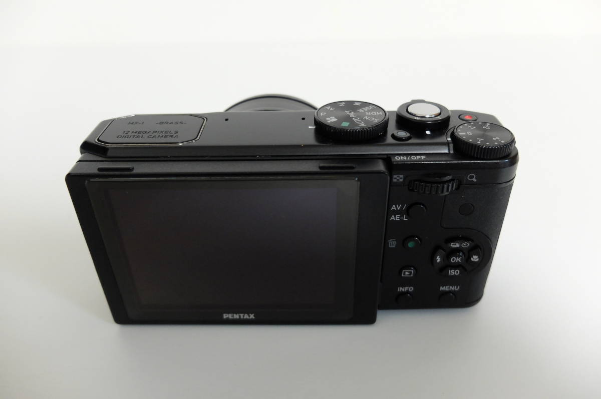 良品】PENTAX ペンタックス MX-1クラシックブラック【シャッター回数2