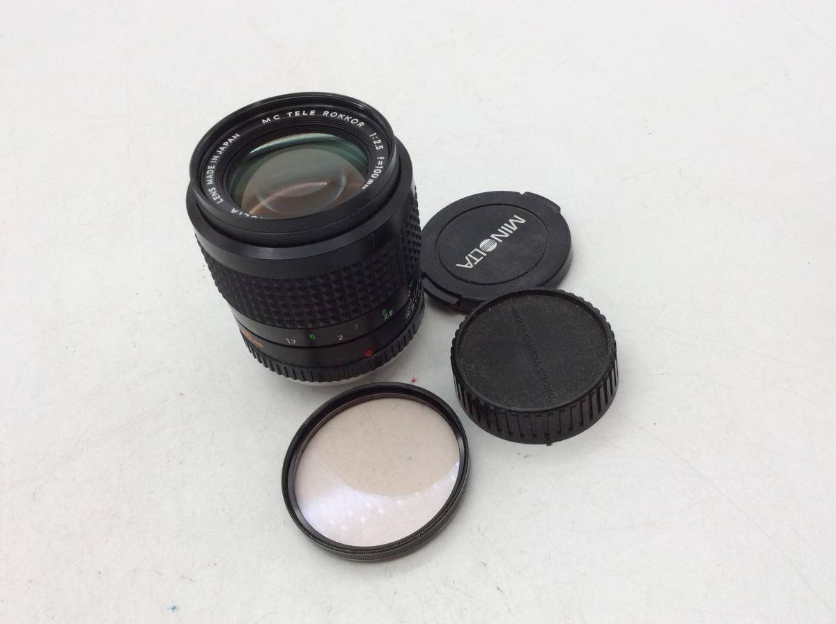 8103 ミノルタ MINOLTA MC TELE ROKKOR 100mm F2.5 現状品 【公式通販】