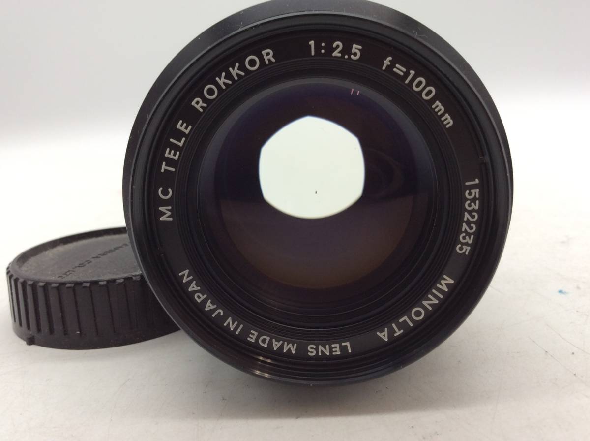 8103 ミノルタ MINOLTA MC TELE ROKKOR 100mm F2.5 現状品 【公式通販】