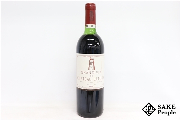  注目 シャトー ラトゥール 1979 750ml 14度未満 フランス ボルドー 赤(ポイヤック)｜売買されたオークション情報、yahooの商品情報をアーカイブ公開 - オークファン 赤