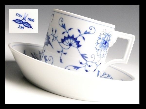 n166 Meissen マイセン ブルーオニオン パターン 完成250周年特別企画