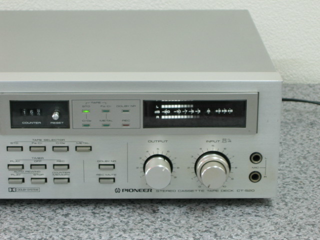 パイオニア PIONEER CT-520 カセットデッキ 難有り 試聴歓迎